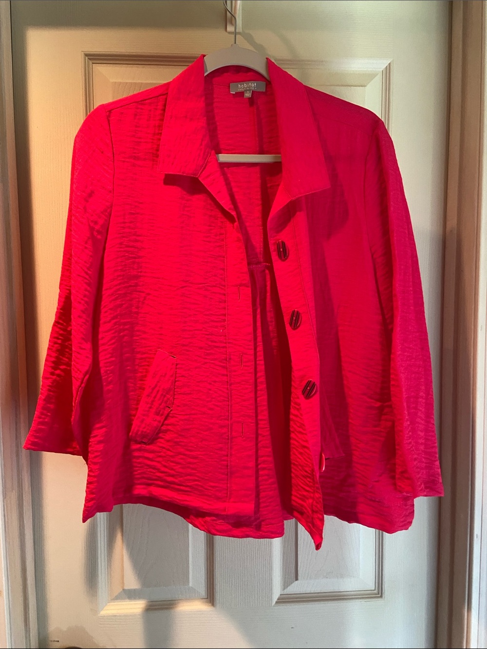 Habitat Women's Bright Pink Button-Front Jacket